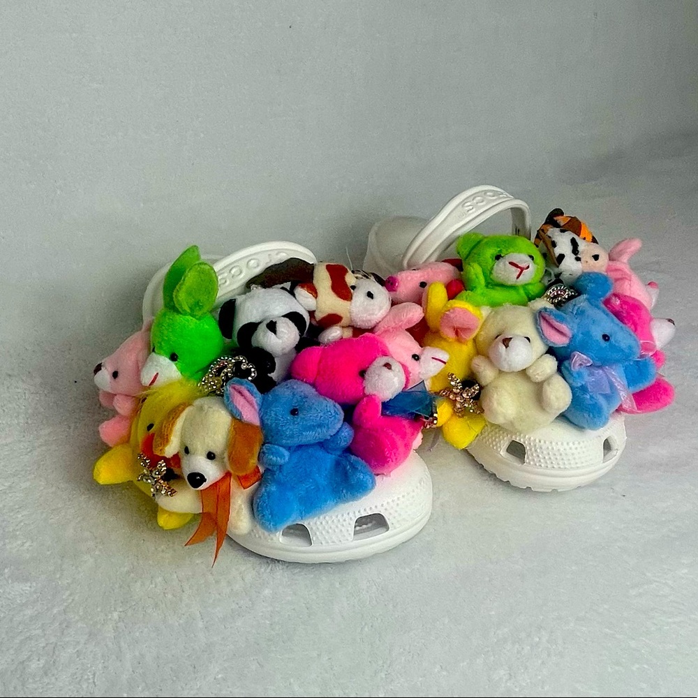 Plushy Teddy Bear Crocs